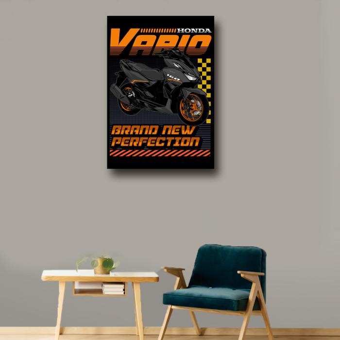 Gambar KARIMAKE Poster Kayu Motor HONDA VARIO 160 150 Team Vario Racing - V1, STIKER dari KRMK Karimake undefined Tokopedia
