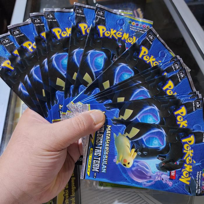 Gambar Booster Pack Pokemon Koleksi Tag Team Matahari dan Bulan - Set B Merah dari VIVERRI COFFEE & HOBBIES undefined 5 Tokopedia