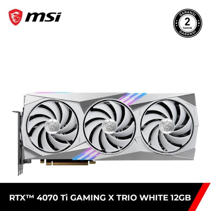 GeForce RTX 4070 Ti Gaming X Trio White 希少】MSI RTX4070TI GAMING