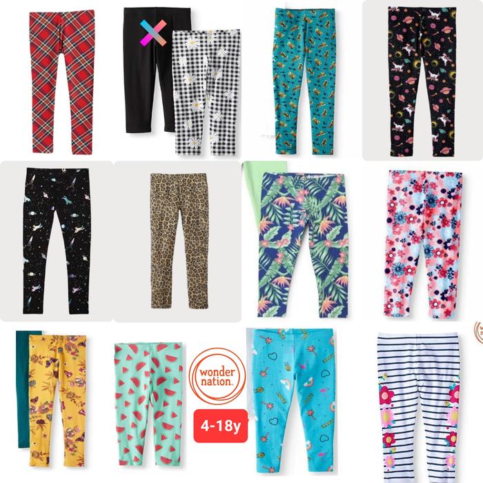 Legging Sizes Wonder Nation Capri Leggings Jual Legging Anak