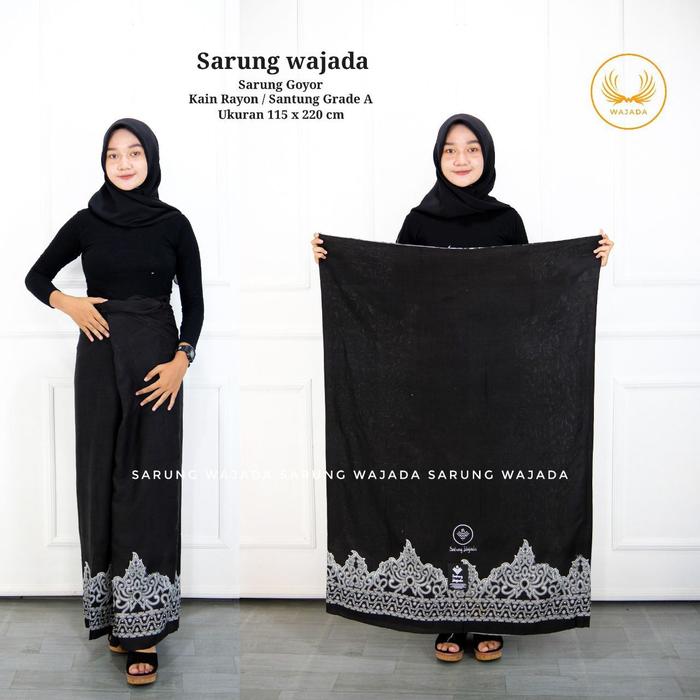 Gambar Sarung Santri Putri Gloyor Seragam Santri Pondok Pesantren Santriwati - Tumpal dari saf_store undefined Tokopedia