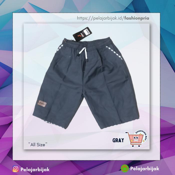 Gambar celana pendek pria chino all size - Gray dari Pelajarbijak undefined 5 Tokopedia
