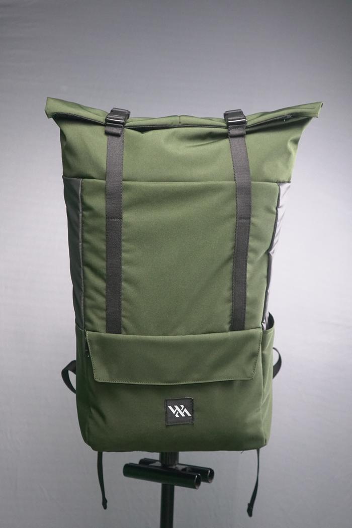 Gambar Tas Ransel Pria - Tas Waterproof Wellmade By humans Baltazar Series - ARMY dari WellmadeByHumans undefined Tokopedia