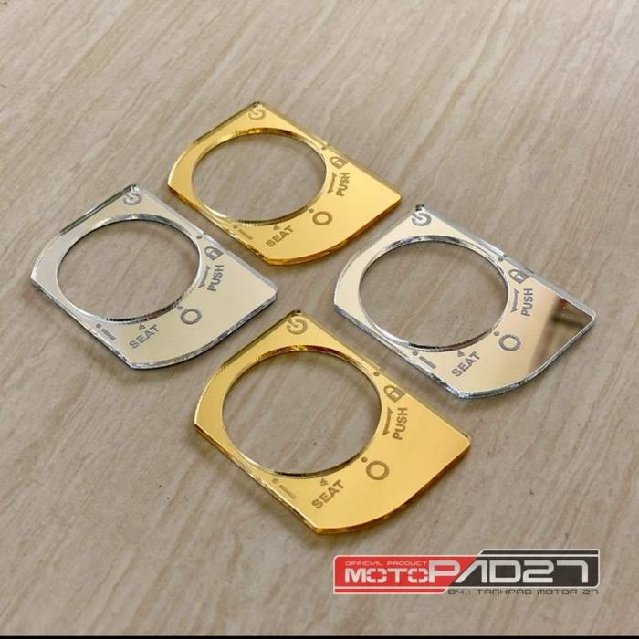 Gambar Garnish cover kunci Adv 160 premium Motopad27 - silver dari FahmiStore123 undefined Tokopedia