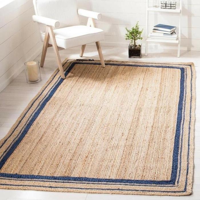 Gambar Diskon Rug Natural Jute Carpet Woven Rustic Style Double Sided Ava dari Gorilla99 undefined Tokopedia