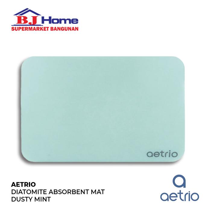 Gambar AETRIO Diatomite Absorbent Bath Mat - Dusty Mint dari BJ Home Indonesia undefined Tokopedia