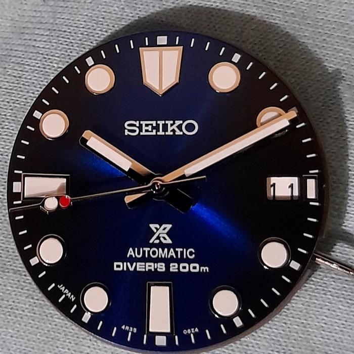 Gambar dial seiko with hand blue nh35 mod seiko skx mod seiko srpd skx seiko - DIAL+HAND dari fransluckystore undefined Tokopedia