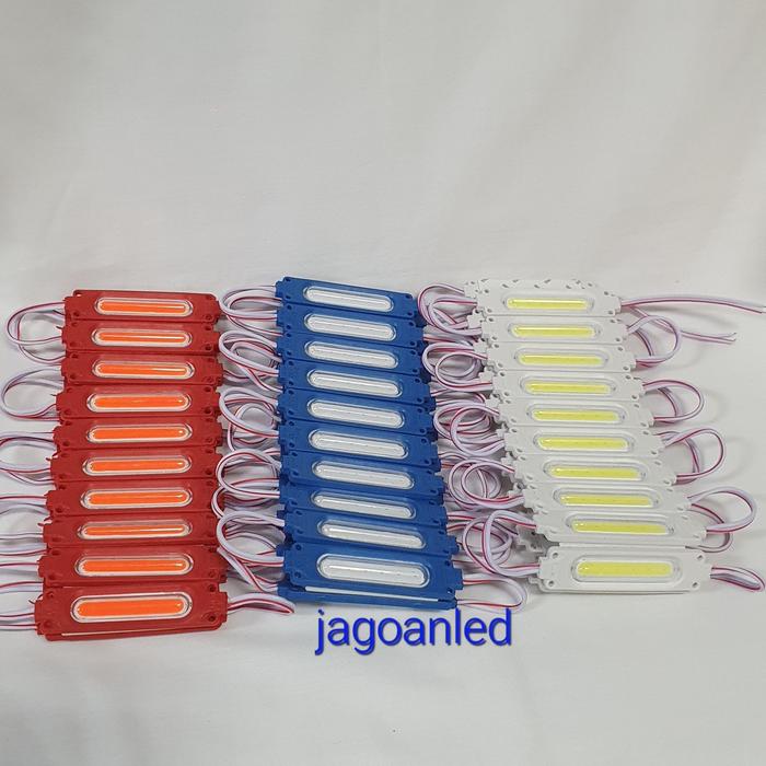 Gambar Lampu Kolong plasma COB pendek 6 titik LED modul 12V - Merah dari jagoanled undefined Tokopedia