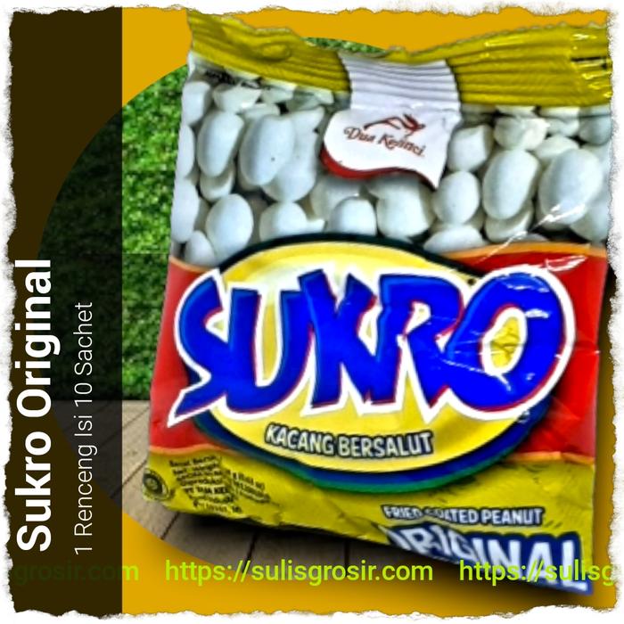 Gambar Kacang Sukro Dua Kelinci Rasa Original Serenceng Isi 10 dari sulis-grosir undefined Tokopedia