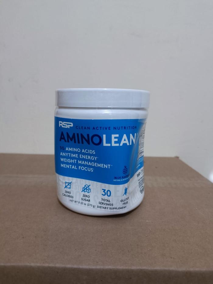 Gambar RSP Amino Lean 30 Serving (BCAA+Fat Lose+Pre Workout) - Penyok Blueras, Amino Lean dari Susufitnessku_NEW undefined Tokopedia