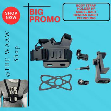 Gambar Tali Badan Belt Harness Only For Hp Dan Kamera Action Cam for gopro - MODEL BAUT dari LevYiuSh0p undefined Tokopedia