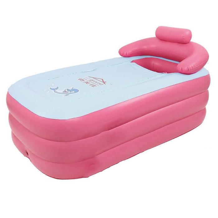 Gambar Bak Berendam Mandi Inflatable Bathtub Kolam Spa Angin Portable dari ARlNSUY undefined Tokopedia