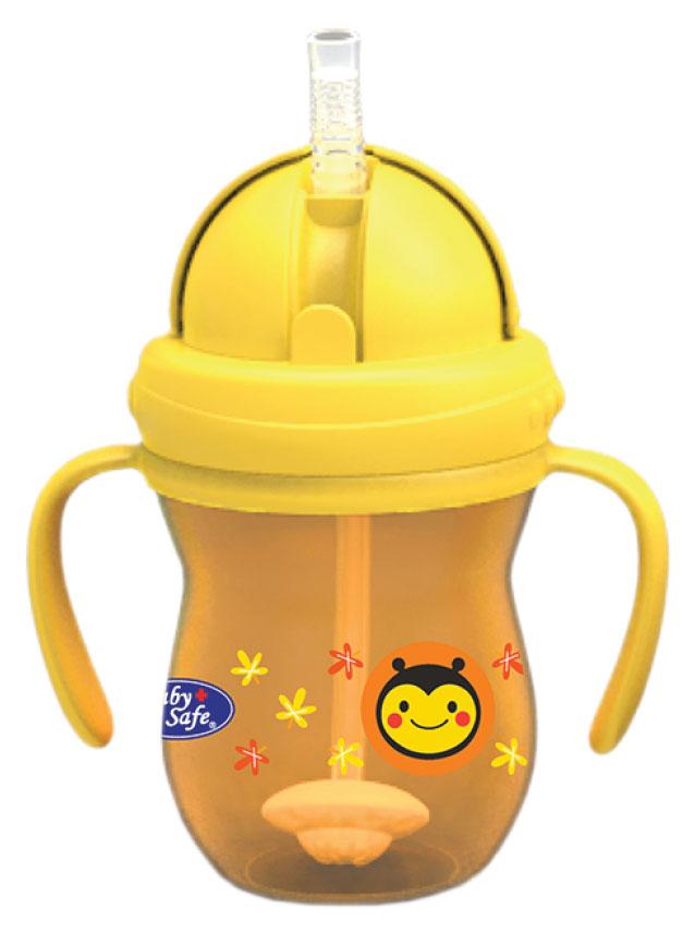 Gambar BabySafe - SK019 - Botol Minum Dengan Bandul Pemberat 270 ml | Botol  Anak dengan Sedotan | Botol Minuman Anak | Gelas Anak - Orange dari BabySafe Indonesia undefined Tokopedia