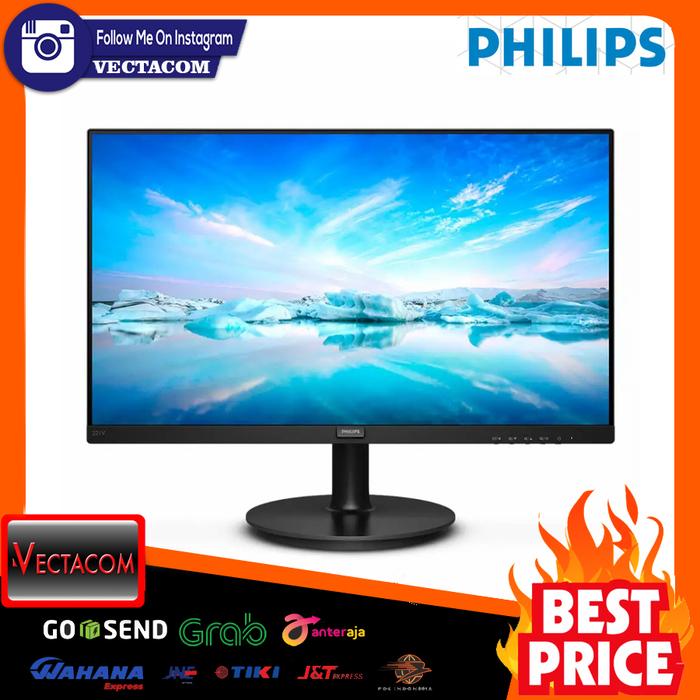 Jual MONITOR LED PHILIPS 242V8A/70 24 Inch 75Hz Full HD VGA HDMI ...