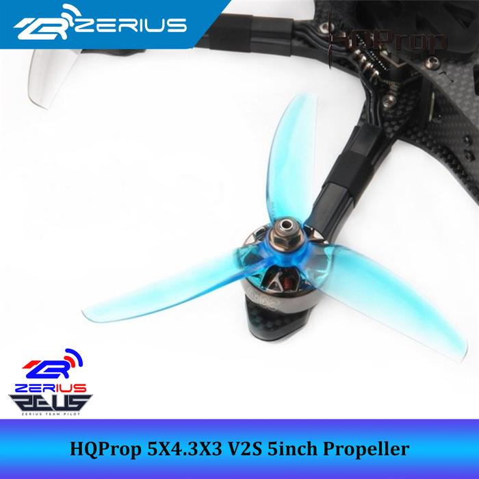 Gambar HQProp Freestyle Prop 5x4.3x3 V2S 5inch Propeller HQ Prop - Light Blue dari Zerius undefined Tokopedia