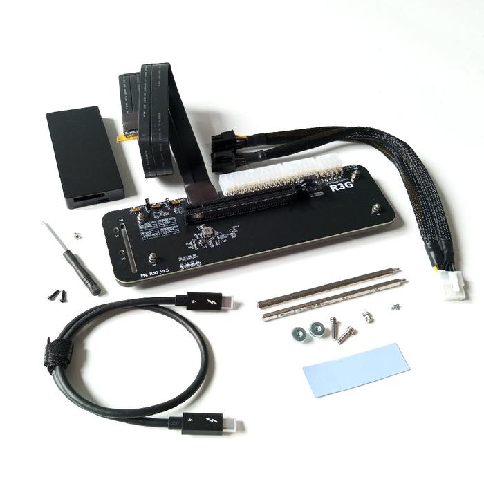 Gambar EGPU TB3 THUNDERBOLT EXTENSION CABLE ADT-LINK PCIE X16 TO M.2 NVME - EGPU SET dari Enigma Zone undefined Tokopedia