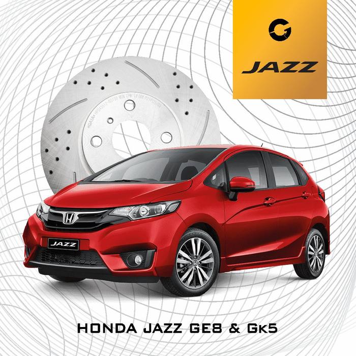 Gambar BRAKE DISC ROTOR JAZZ GE GK GEOMET SLOT DRILL GAIA dari gaia brake system undefined Tokopedia
