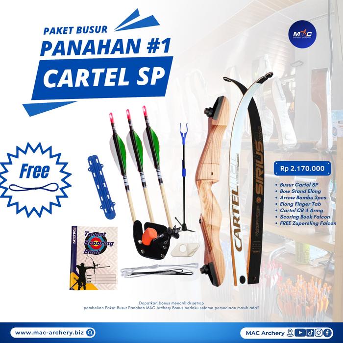 Gambar PAKET REQUEST PANAHAN CARTEL SIRIUS MURAH edisi request siap tembak - PAKET 1 dari MAC Archery undefined Tokopedia