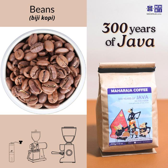 Jual Maharaja Coffee Kopi Arabika Jawa 300 Years of Java 1 kg econo ...