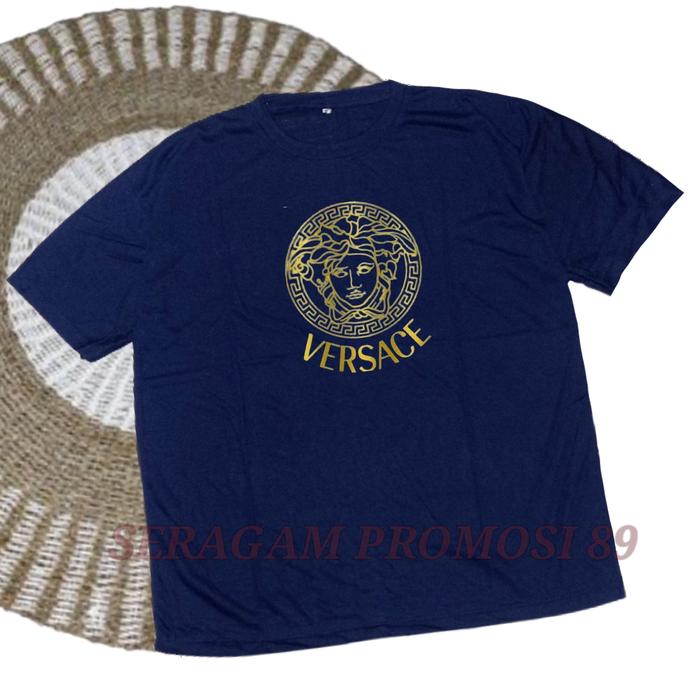 Gambar Baju Kaos Pria Keren VERSCE BIG SIZE 2XL 3XL Kaos Distro ukuran Besar - Navy(VERSCE), Kaos=XXXL dari MASTER SERAGAM undefined Tokopedia