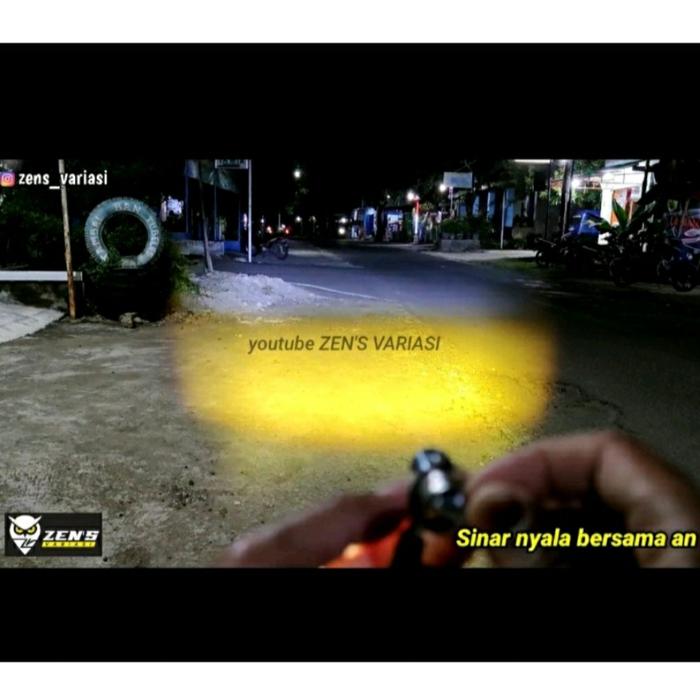 Gambar lampu LED laser VOXX H6 pnp motor matic beat Vario bebek paling terang - Kuning-putih dari gudang variasi led undefined Tokopedia