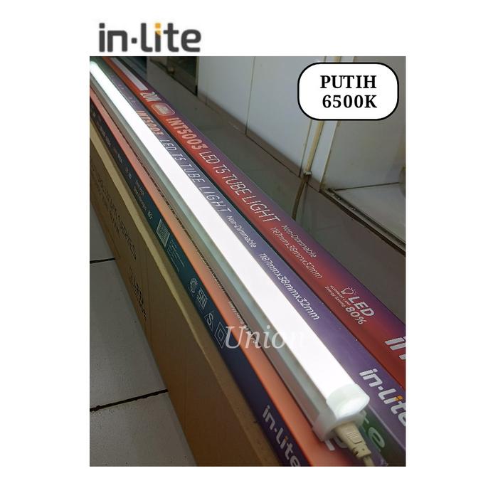 Gambar Lampu TL LED T5 Batten 1 set Komplit In-lite INT5003 - Putih, 20watt dari WHS Store Cilandak undefined Tokopedia