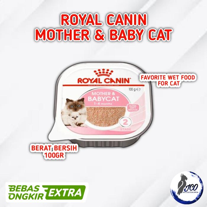 Gambar ROYAL CANIN MOTHER AND BABYCAT 100GR WET FOOD MAKANAN KUCING RC WET dari Jays Pets Co undefined Tokopedia