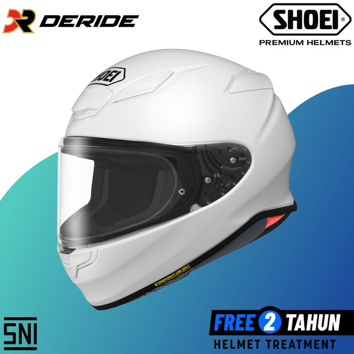 Promo SHOEI Z-8 LUMINOUS WHITE HELM FULL FACE SNI Z8 - L - Kota