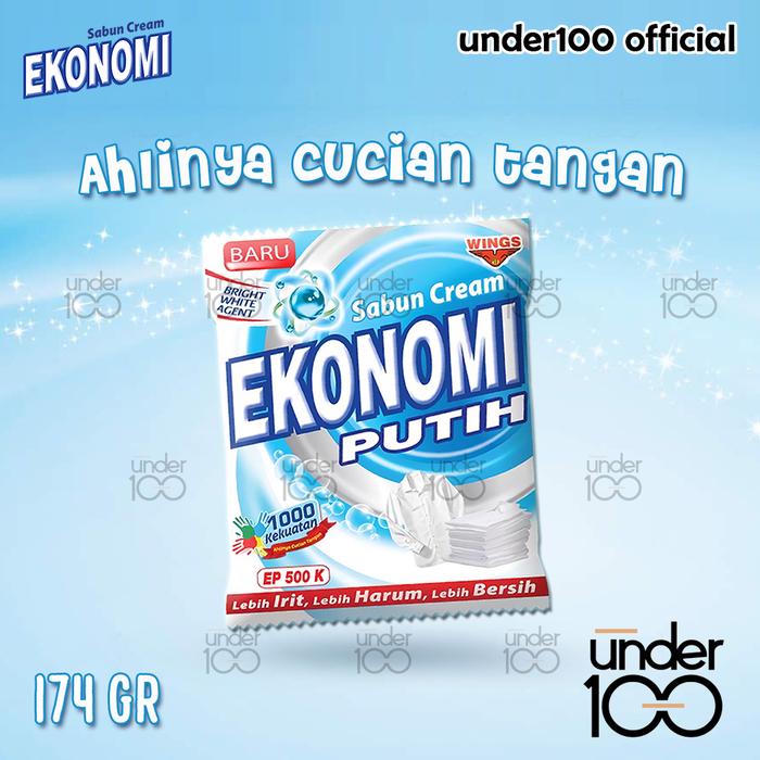 Gambar Under100  Sabun Cream Ekonomi Putih Wings Care 174g EP 500k - Ekonomi Putih dari Under100 Store undefined Tokopedia