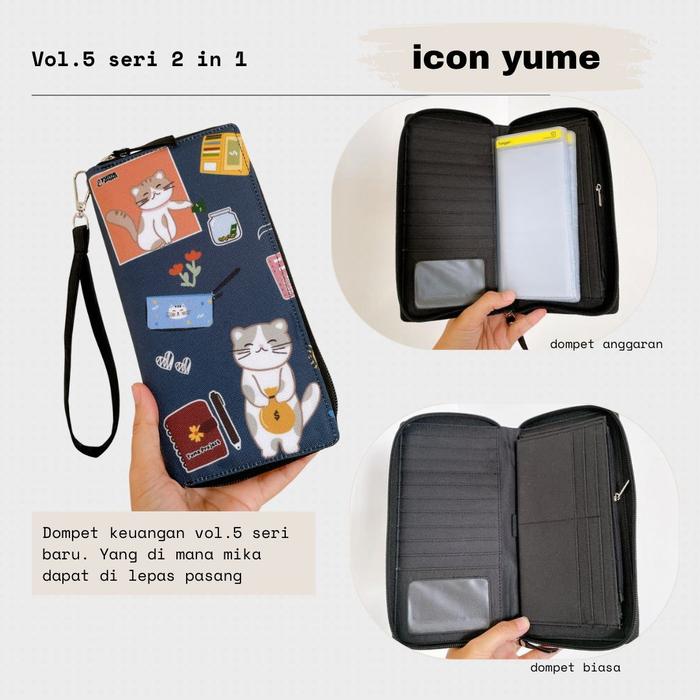 Gambar Vol 5 2in1 Dompet Pengatur Keuangan Bulanan Yumeproject Dompet - 2in1 ic yume dari Cyila Style Shop undefined Tokopedia