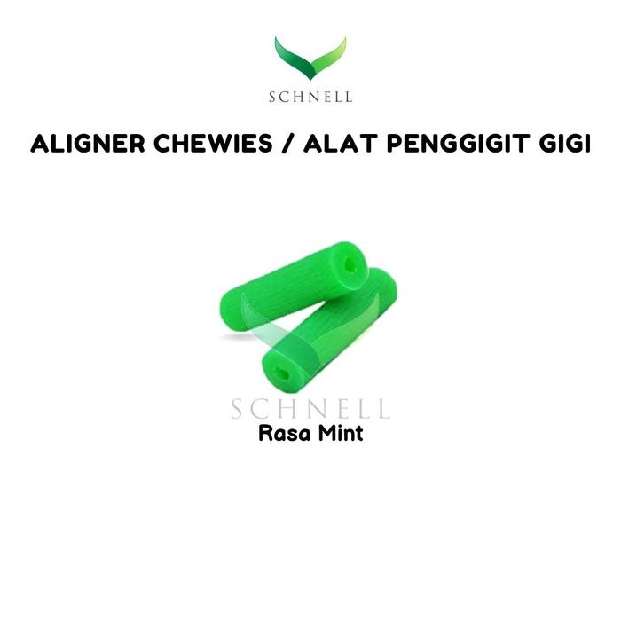 Gambar Alat Penggigit Gigi/Chewies Aligner Bite Teeth/Gigi Aligner Chewies - Mint dari Schnell Dental undefined 3 Tokopedia