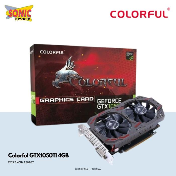 Jual Colorful GTX1050Ti 4G-V 4GB GDDR5 VGA GTX 1050 TI 4GB DDR5