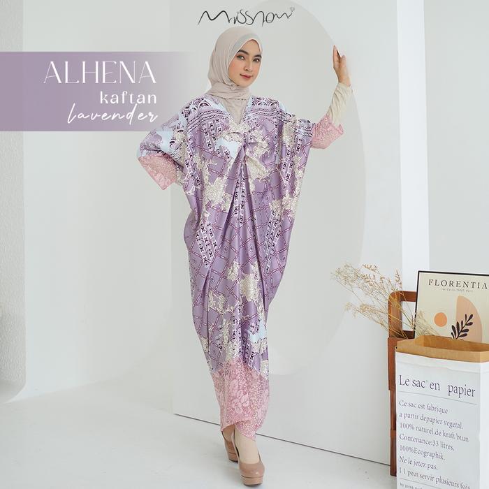 Gambar Missnomi - Alhena Kaftan Brokat / Kaftan Premium / Baju Wanita / Kaftan Couple motif muslim Panjang Silk Atasan Gamis Lebaran Dress Crinkle Airflow Rayon Kondangan Pesta Mewah Simple - LAVENDER, FREE SIZE dari Miss Nomi undefined Tokopedia