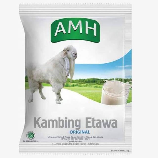 Gambar Susu Kambing Etawa plus jahe merah AMH amanah sachet - Original dari Toko Fadiyah Tokped undefined Tokopedia