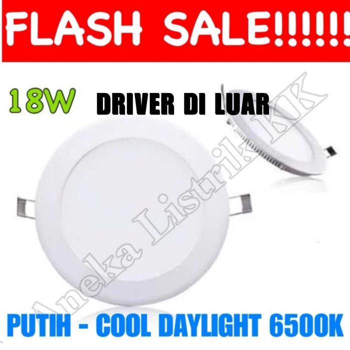 Gambar Downlight Panel LED IB BULAT PUTIH 18w DL INBOW | Masuk Plafon dari Aneka Listrik KK Kota Administrasi Jakarta Pusat 4 Tokopedia