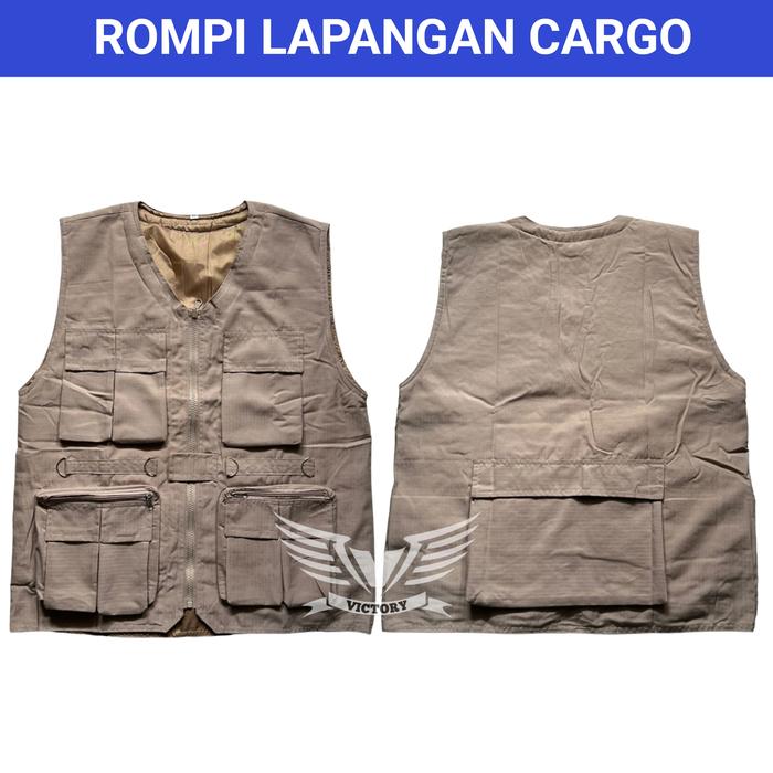 Gambar Rompi lapangan multifungsi cargo - rompi Tactical - rompi casual - Cream, M dari victory _ official undefined Tokopedia