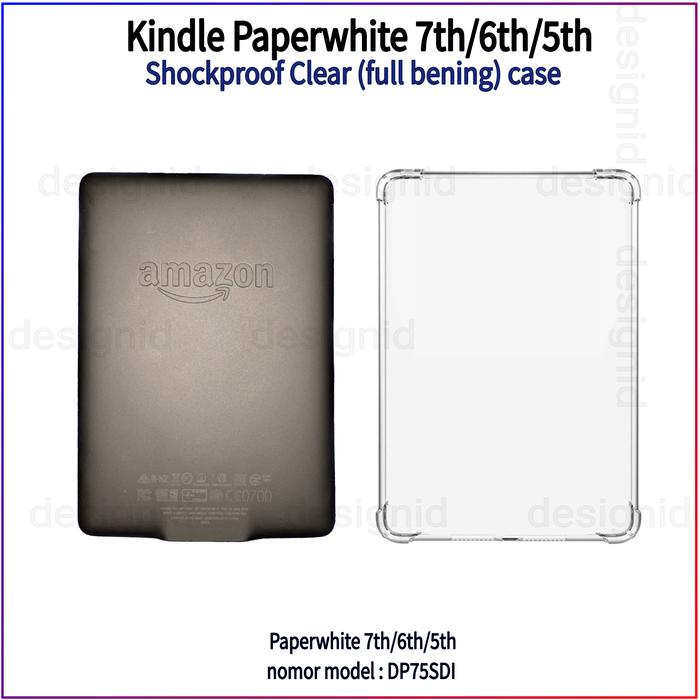 Jual kindle paperwhite 1 2 3 4 or 6th 7th 10th gen silicone case clear ...
