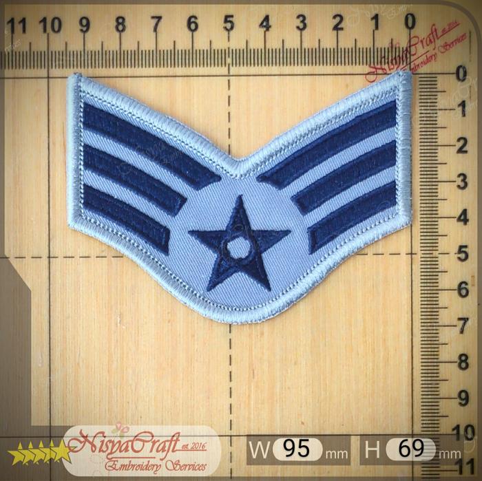 Gambar NCEP0103-0512 US AIRFORCE Enlisted Personnel (ABU) | RANK Insignia - E4-SrA dari NisyaCraft undefined Tokopedia
