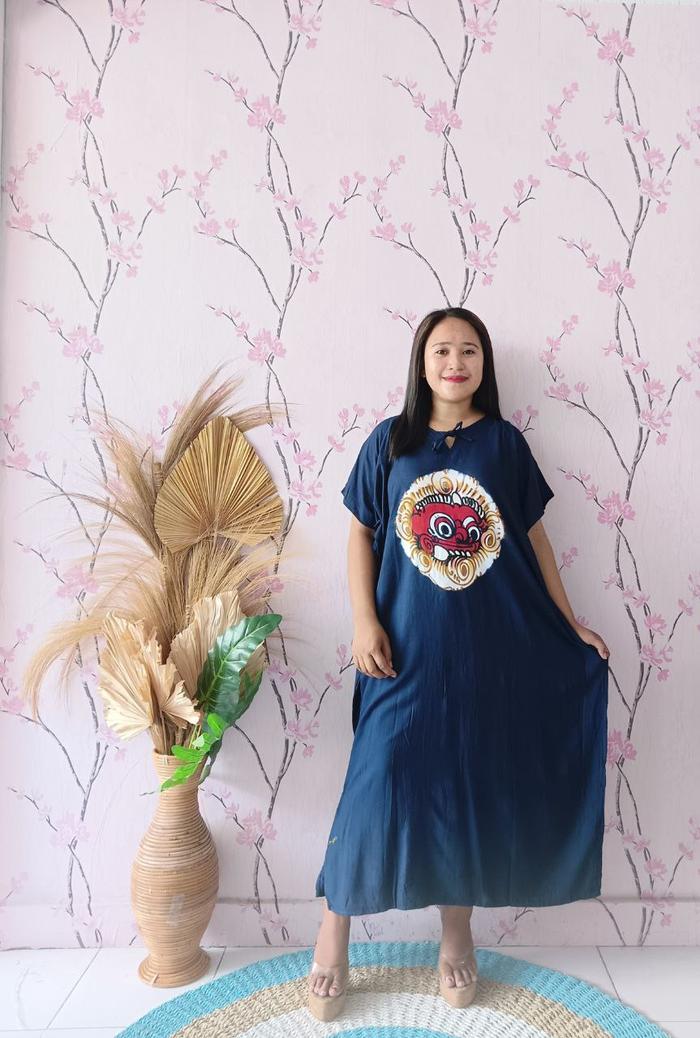 Gambar Daster Bali Jumbo Rayon Motif Barong XXXL Ld 140cm 100kg Terbaru - Motif 1 dari FASKORA DASTER & MUKENA undefined Tokopedia