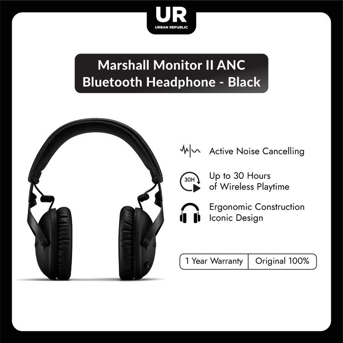 Gambar Marshall Monitor II ANC Bluetooth Headphone - Black dari Urban Republic Official Store undefined Tokopedia