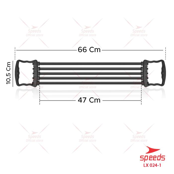 Gambar SPEEDS Adjsutable Rubber Chest Expander Alat Olahraga Fitness Tarik Tali Karet Elastis Outdoor Gym 024-1 - 024-1 Hitam dari Speedshome undefined Tokopedia
