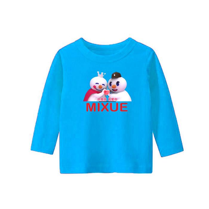Gambar Kaos Panjang Anak Kaos Es Cream Mixue Unisex 111 - Biru Muda, L dari gracio store_NEW undefined Tokopedia