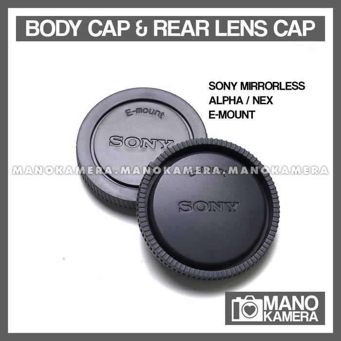 Gambar Body Cap & Rear Lens Cap Canon DSLR Canon EOS M Canon EOS R Polos Nikn - Sonny E-Mount dari Emzone Gadget & Tech Kota Surabaya Tokopedia