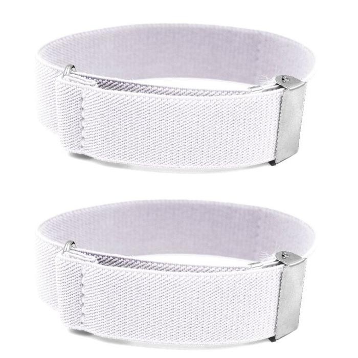 Gambar SHIRT SLEEVE GARTER non-slip elastic shirt garter penjepit lengan baju - WHITE dari Toko 1973 undefined Tokopedia