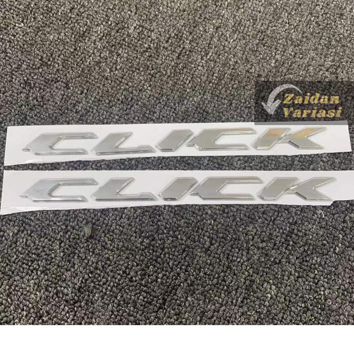 Gambar Emblem Click 125i 150i Stiker Logo Timbul Vario 125 New Old 160 150 Aksesoris Motor - Click Chrome dari Zaidan Variasi undefined Tokopedia