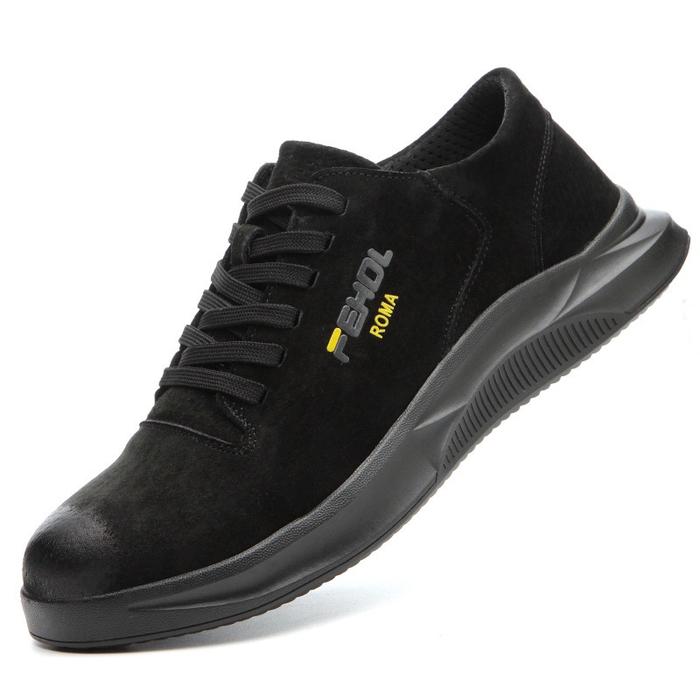 Gambar Sepatu Pria Safety Boots Touring Tracking Import Ujung Besi Anti Paku Z44 - Hitam, 39 dari Nordic Inc undefined Tokopedia