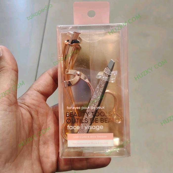 Gambar MINISO  Eyelash Curler + Eyebrow Tweezer Sparkling Star Series dari LEELOUF Shop undefined Tokopedia