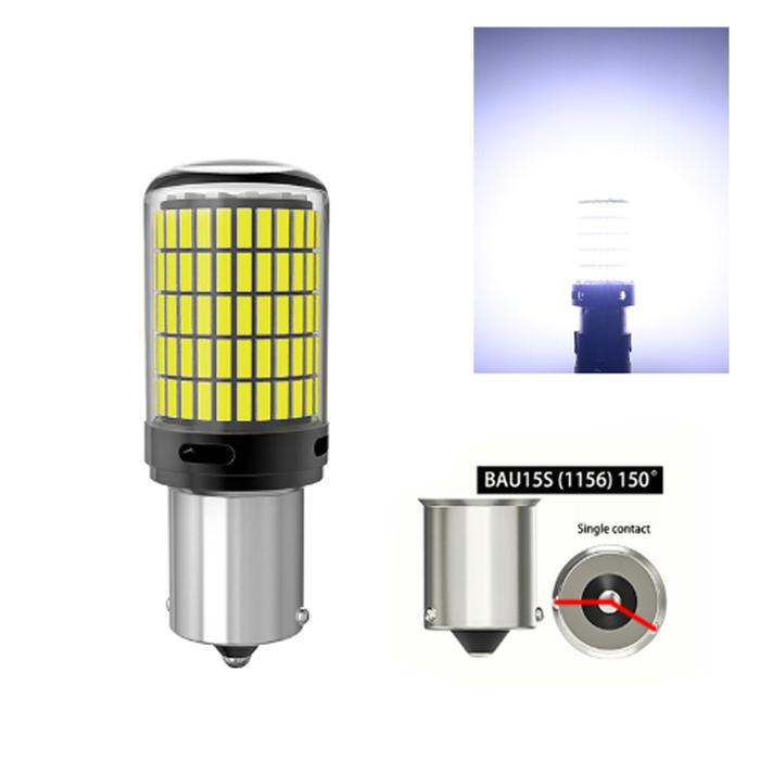 Gambar Lampu LED Sein Mundur Sen S25 BAU15S PY21W Colok Putar 150 SMD 4014 - BAU15S Putih dari MODIMART undefined Tokopedia