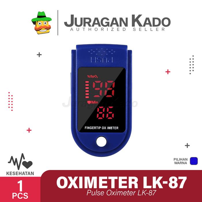Gambar Fingertip pulse oxymeter Fingertip oximeter SpO2 LED Full Colour LK87 - 1 WARNA dari Juragan Kado Shop undefined Tokopedia
