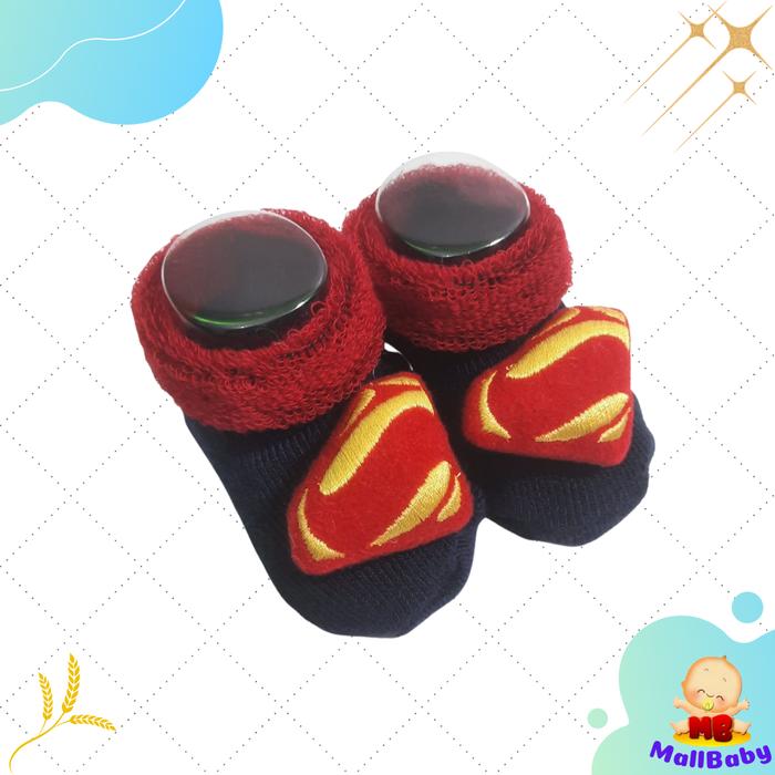 Gambar Kaos Kaki Bayi Lucu Karakter Superhero 0-12 Bulan - A Superman dari Mall-Baby undefined Tokopedia
